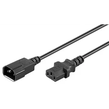 Kabel zasilający MicroConnect PE1413BL09 C14F do IEC C13 9 m czarny