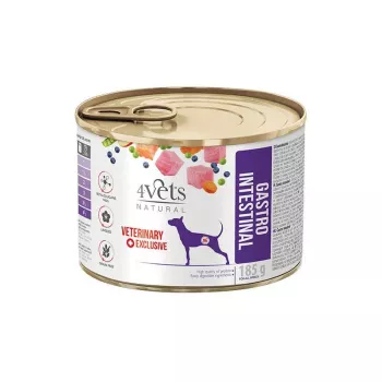 Mokra karma dla psa w puszce 4vets Natural Gastro Intestinal 185 g — indyk, bezzbożowa, dla dorosłych psów