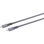 Kabel USB S/CONN 13-67020 USB4 Gen 2x2 1 m szary