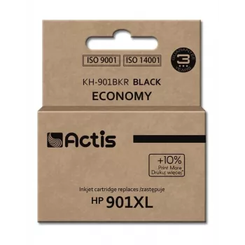 Actis KH-901BKR Tusz (zamiennik do HP 901XL CC654AE; Standard; 20 ml; czarny)