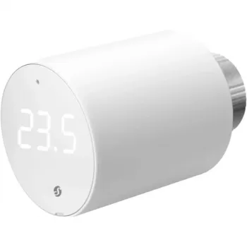 Shelly BLU TRV Termostat wewnętrzny biały sterowanie obrotowe -20 do 60°C