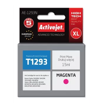 Tusz Activejet AE-1293N (zamiennik Epson T1293; Supreme; 15 ml; magenta)