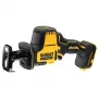 Piła szablasta DeWALT DCS369N-XJ, silnik bezszczotkowy, akumulatorowa, głębokość cięcia drewno 9 cm, stal 4 cm, 2800 skoków/min, 1,43 kg