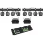 Zestaw oświetleniowy EUROLITE KLS-180 LED 2x + WF-40 LED 2x z kontrolerem DMX