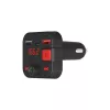 Nadajnik FM SAVIO, Bluetooth 5.3, ładowarka QC 3.0, wyświetlacz LED, Bass Boost, TR-15, czarny