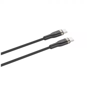 Kabel pleciony, stały, 100W | FIXDB-CC12-BK | Czarny