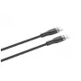 Kabel pleciony, stały, 100W | FIXDB-CC12-BK | Czarny