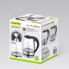 Maestro MR-062-BLACK Czajnik elektryczny szklany, 1630 W, 1,2 L
