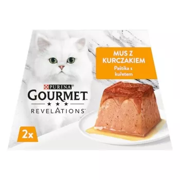 Mokra karma dla kota Purina Nestlé GOURMET Revelations Mus z kurczaka w sosie 2 x 57 g saszetki
