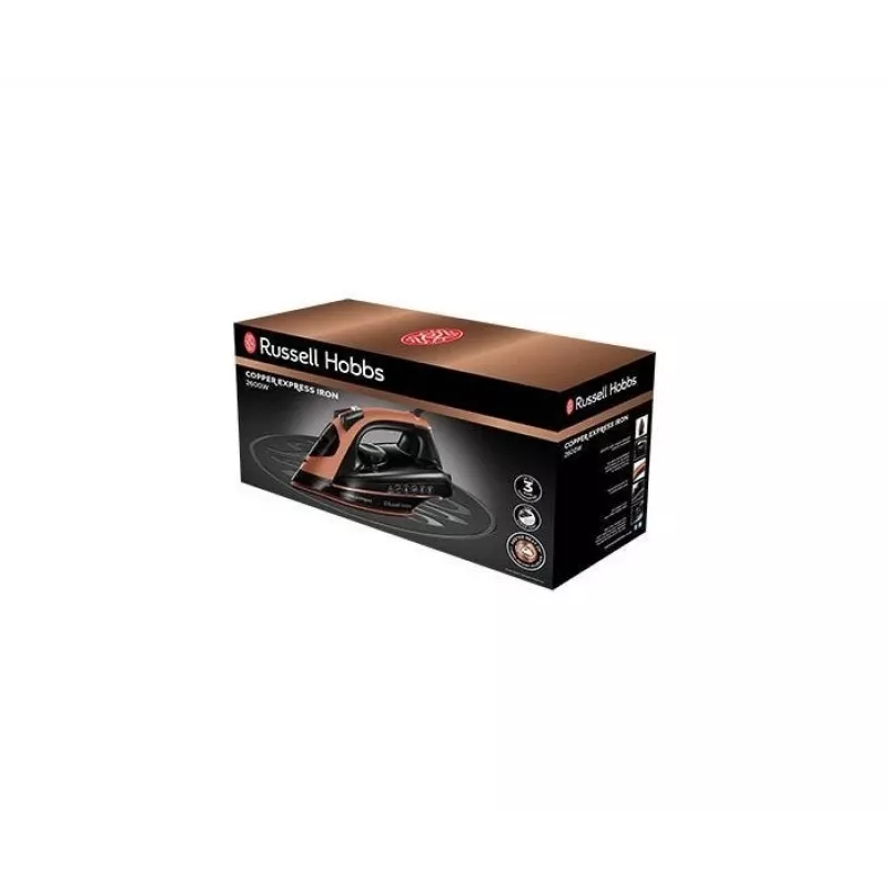 Russell Hobbs miedź Express żelazko parowo-suche 2600 W czarno-miedziane
