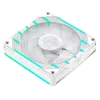 GAMEMAX TORNADO T12 ARGB-RW 120mm Biały Wentylator Obudowy z Odwróconymi Łopatkami