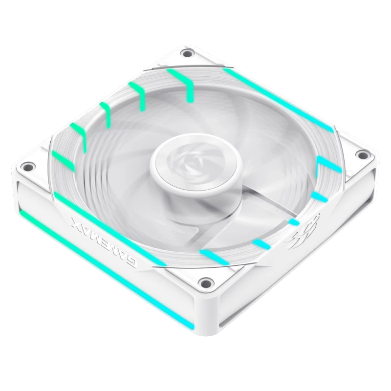 GAMEMAX TORNADO T12 ARGB-RW 120mm Biały Wentylator Obudowy z Odwróconymi Łopatkami
