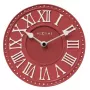 NeXtime klok 5187ro London Table, Ø16 cm, ścienny, czerwony/biały