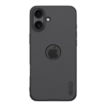 Etui ochronne Nillkin do iPhone 16 Plus Super Frosted Pro — czarne, cienka twarda skorupa