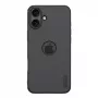 Etui ochronne Nillkin do iPhone 16 Plus Super Frosted Pro — czarne, cienka twarda skorupa