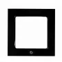 Shelly WF1 Czarna inteligentna wtyczka z tworzywa sztucznego 80x80x10 mm
