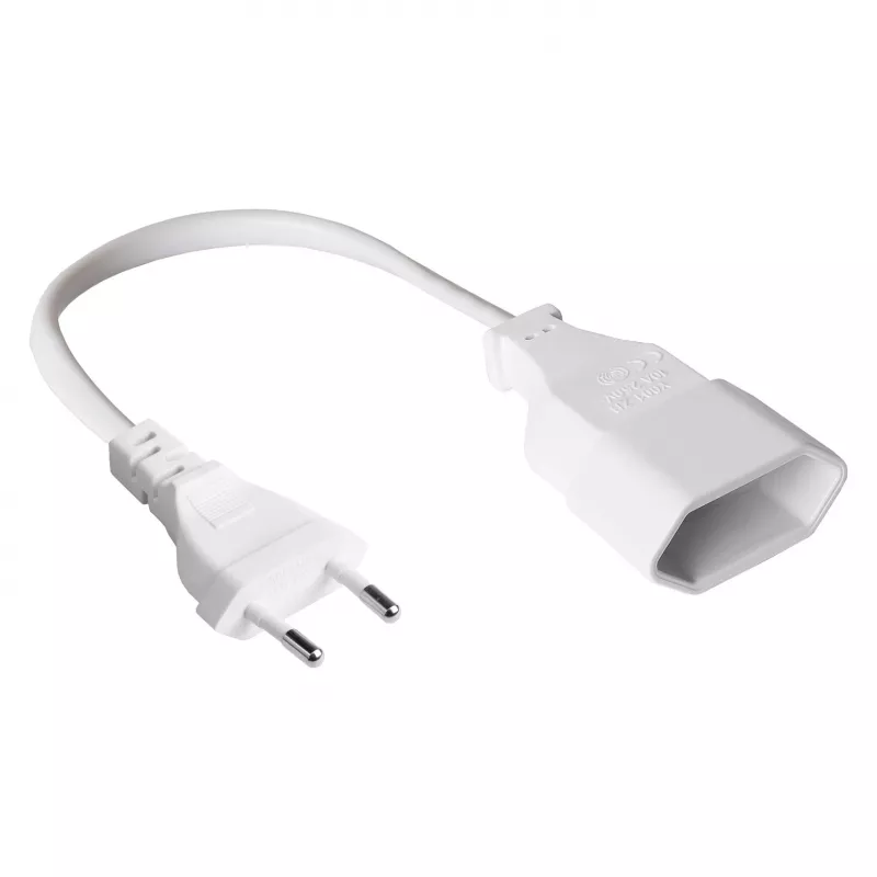 Good Connections Euro-przedłużacz biały 2m