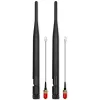 Antena Wi‑Fi wewnętrzna QOLTEC 57046, dwuzakresowa 2,4–2,5 GHz i 5,1–5,8 GHz, 5 dBi, 50 Ω