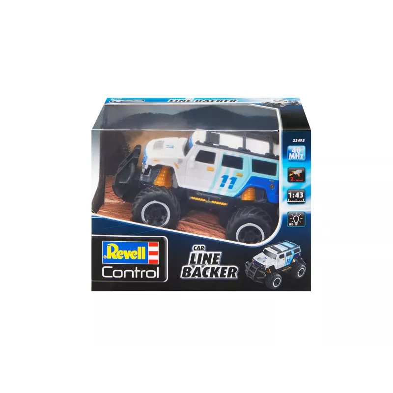 Car Revell Line Backer by REVELL — zalecany wiek 6+, kolory: czarny, niebieski, biały