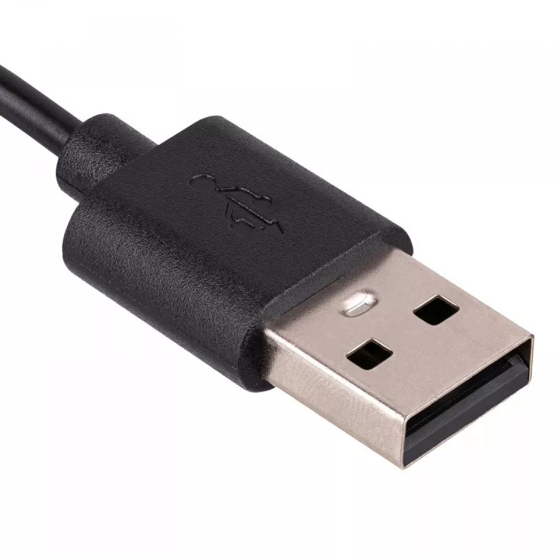 Ładowarka wewnętrzna Akyga AK-SW-02 do smartwatcha, czarna, USB 5 V, 1 m