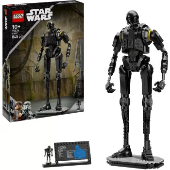 Figurka z klocków LEGO Star Wars Droid Bezpieczeństwa K-2SO 75434 — 845 elementów, wysokość 410 mm, wiek 10+