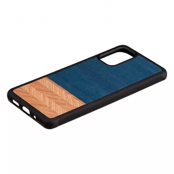 Pokrowiec na telefon Man and Wood Galaxy S20+ denim Czarny — etui ochronne dla Samsung Galaxy S20+