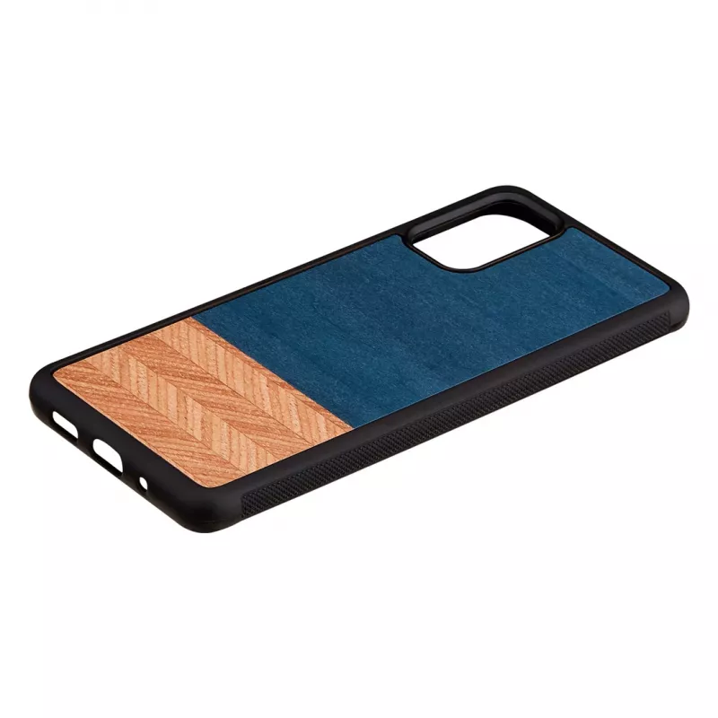 Pokrowiec na telefon Man and Wood Galaxy S20+ denim Czarny — etui ochronne dla Samsung Galaxy S20+