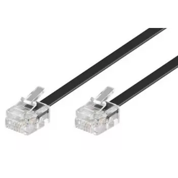 Kabel telefoniczny Microconnect MPK186 RJ11 RJ11 6 m Czarny