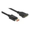Przedłużacz DisplayPort do montażu w panelu DeLOCK 87095 8K 60 Hz 1 m