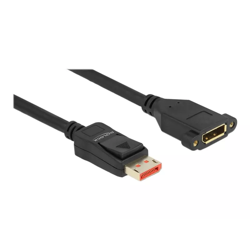 Przedłużacz DisplayPort do montażu w panelu DeLOCK 87095 8K 60 Hz 1 m