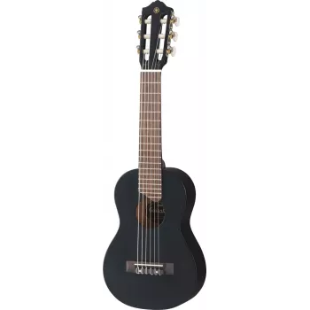 Guitalele akustyczna YAMAHA GL1BL — 6-strunowa klasyczna, top ze świerku, podstrunnica z palisandru, czarna, nylonowe struny średniej grubości