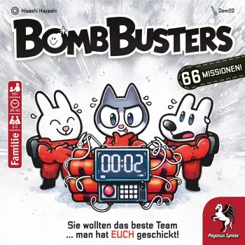 Gra planszowa Pegasus Spiele Pegasus Bomb Busters (Spiel des Jahres 2025) – rodzinna gra strategiczna