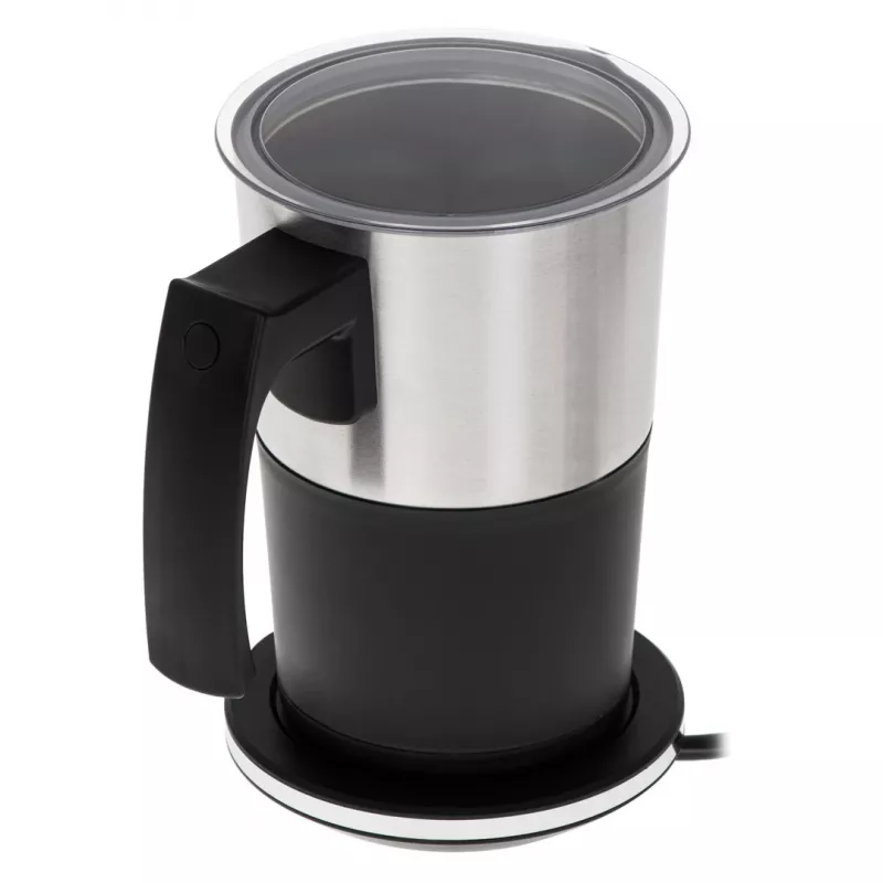 Automatyczny spieniacz do mleka Adler AD 4497 — stal nierdzewna, 600W, pianka 120 ml / podgrzewanie 300 ml, gorący i zimny