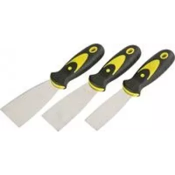 Zestaw szpachelek KWB 029890 — 3 sztuki, plastikowe uchwyty