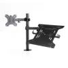 Uchwyt biurkowy ART L-24 81,3 cm (32) Czarny