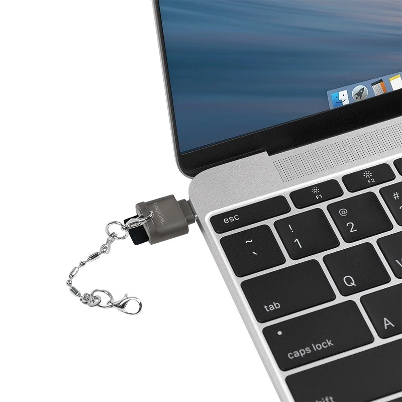 Czytnik kart microSD USB-C jako brelok