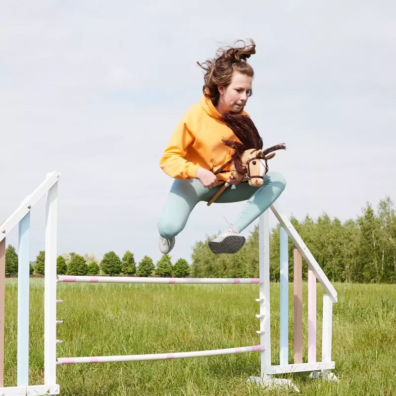 Koń na patyku HOPPIHORSE Hobby Horse A4 beżowy