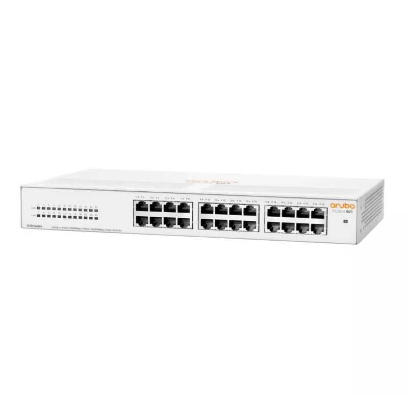 HPE Aruba Networking Aruba Instant On 1430 24G Niezarządzalny L2 Gigabit Ethernet (10/100/1000) 1U Biały
