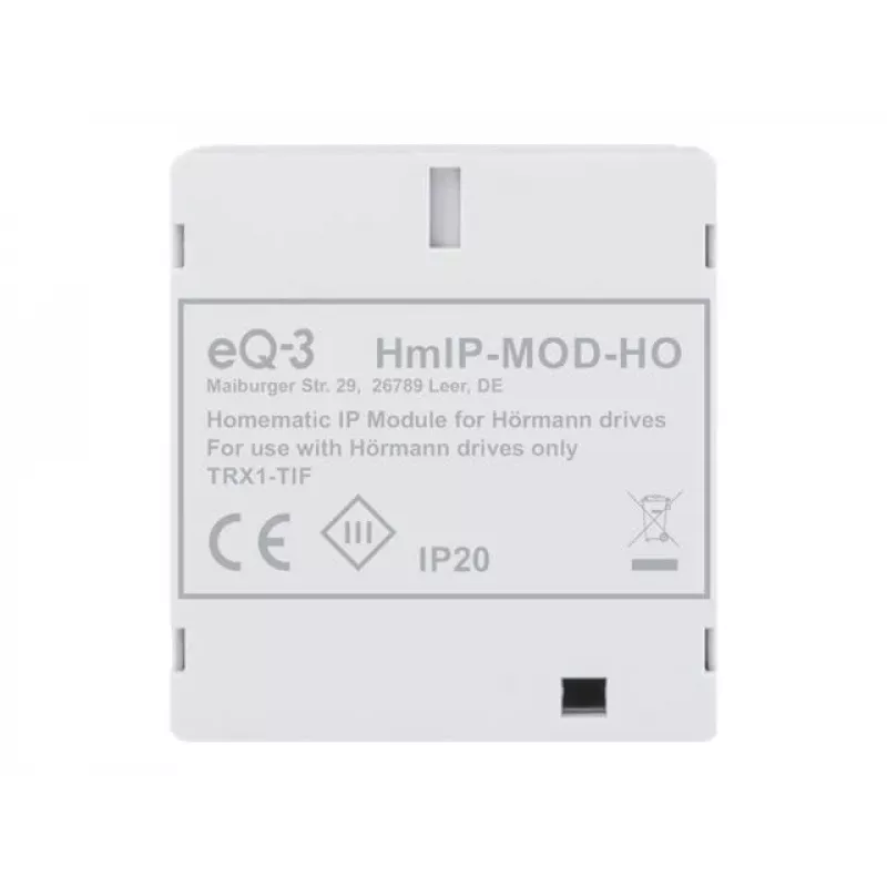 Moduł rozszerzeń Homematic IP 153986A0 — biały, bezprzewodowy 868 MHz, 48×16×52 mm