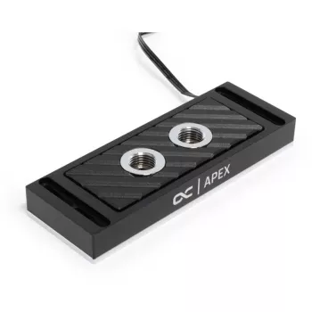 Blok wodny Alphacool 14000 aluminium nikiel plastik czarny 45 mm 127,5 mm 17,3 mm