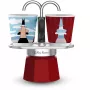 Kawiarka BIALETTI MINI EXPRESS Magritte czerwona – model 0001406, mały ekspres do kawy na kuchenkę