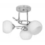 Activejet Classic lampa wisząca sufitowa żyrandol IRMA nikiel potrójny 3xE27 do salonu