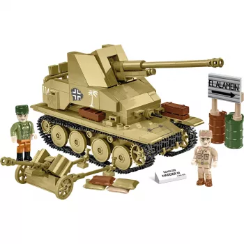 Zestaw konstrukcyjny Cobi Blocks Marder III – 486 elementów, model pojazdu wojskowego