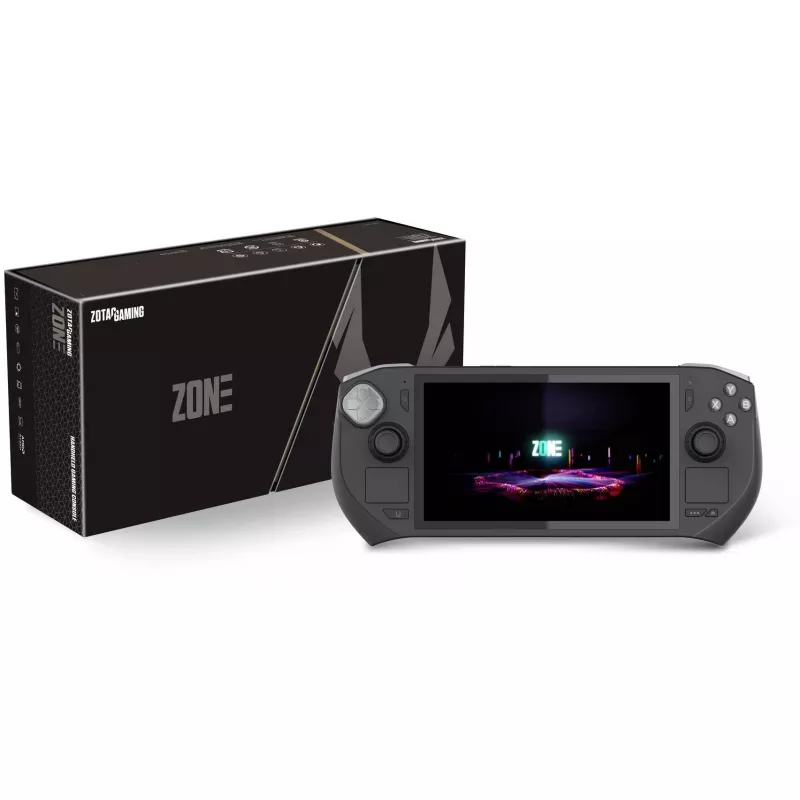 Przenośna konsola do gier Zotac Zone 512 GB Wi-Fi 7 cali 3300 MHz Czarna