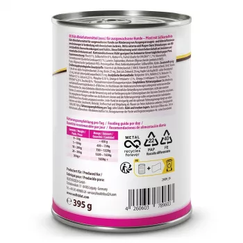Mokra karma dla psów Wolfsblut VetLine Hypoallergenic Horse puszka 395 g, karma pełnoporcjowa dla psów dorosłych, białko 10%, tłuszcz 4,5%, wilgotność 80%