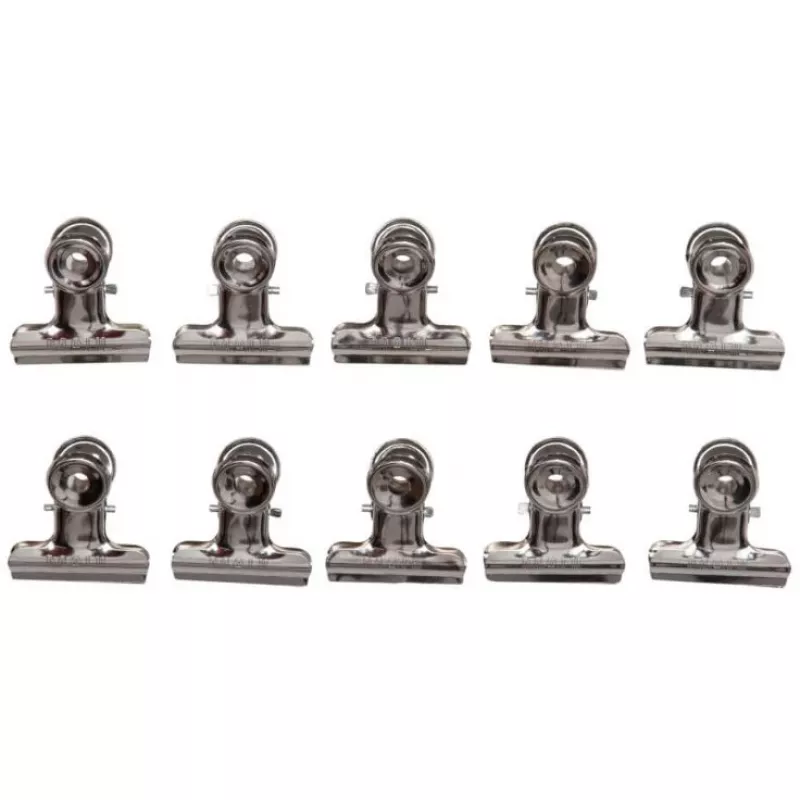 MAUL klips metalowy, kolor: niklowany, szerokość: 30 mm, szerokość zacisku: 10 mm, opakowanie samoobsługowe (21730-96)