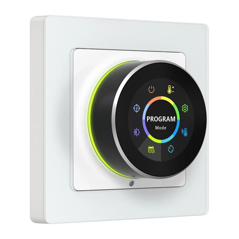 Inteligentny termostat Avatto WT20R-EH-16A-W-WiFi — sterowanie Wi‑Fi, przekaźnik 16A, biały