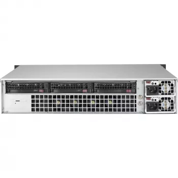 Super Micro Supermicro SC823M TQC-R802LPB - Stojak - do montażu w szafie rack - 2U - ulepszony, rozszerzony ATX - SATA/SAS - Hot-Swap 800 W - Czarny (CSE-823MTQC-R802LPB)