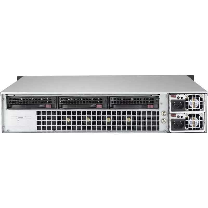 Super Micro Supermicro SC823M TQC-R802LPB - Stojak - do montażu w szafie rack - 2U - ulepszony, rozszerzony ATX - SATA/SAS - Hot-Swap 800 W - Czarny (CSE-823MTQC-R802LPB)