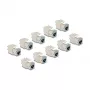 Moduł keystone DeLOCK 88120 Płaski RJ-45 Szary 10 szt.
